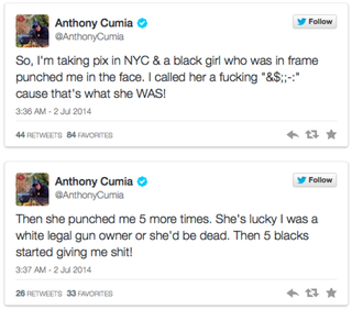 Illustration for article titled Opie & Anthony Host Calls Black Woman a ‘Savage’ During Racist Twitter Rant